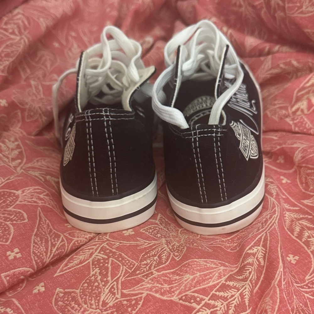 Harley-Davidson Black & White Michelle Low-Top Sneakers - Picture 7 of 7
